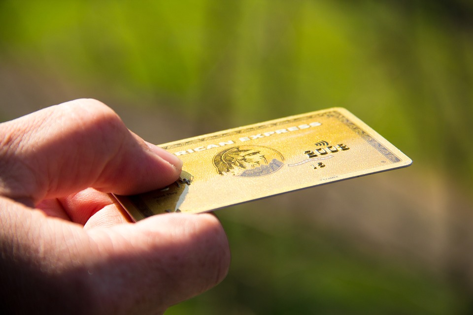 holding a card